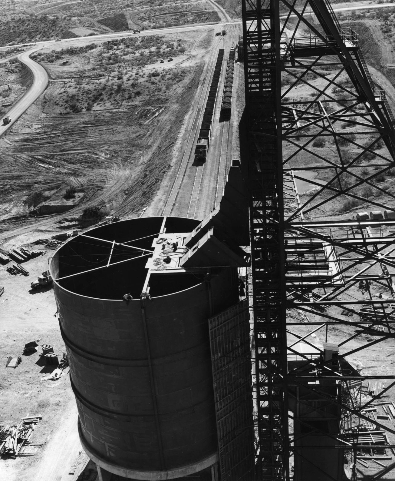 San Manuel copper mine, refinery, smelter
